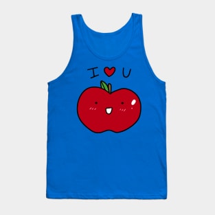 I Heart U Apple Tank Top